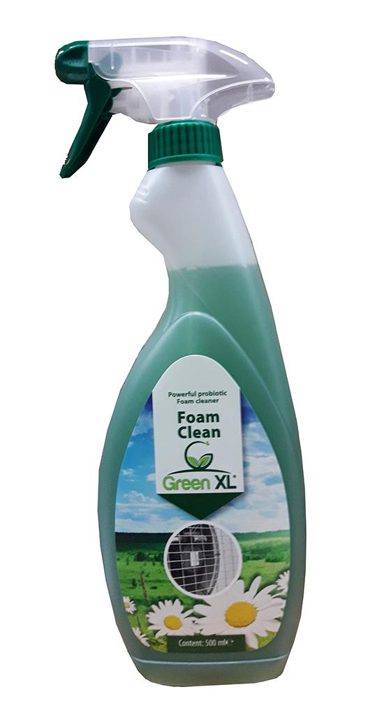 8807005 Reinigingsmiddel Foam Clean Ready Mix Trigger Spray van 500 ml. Reiniging en verfrissing op basis van pro-biotica.